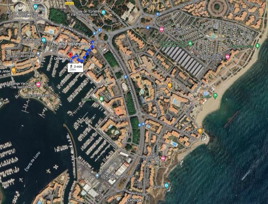 Studio Centre Port, Cap D'Agde Esterno foto